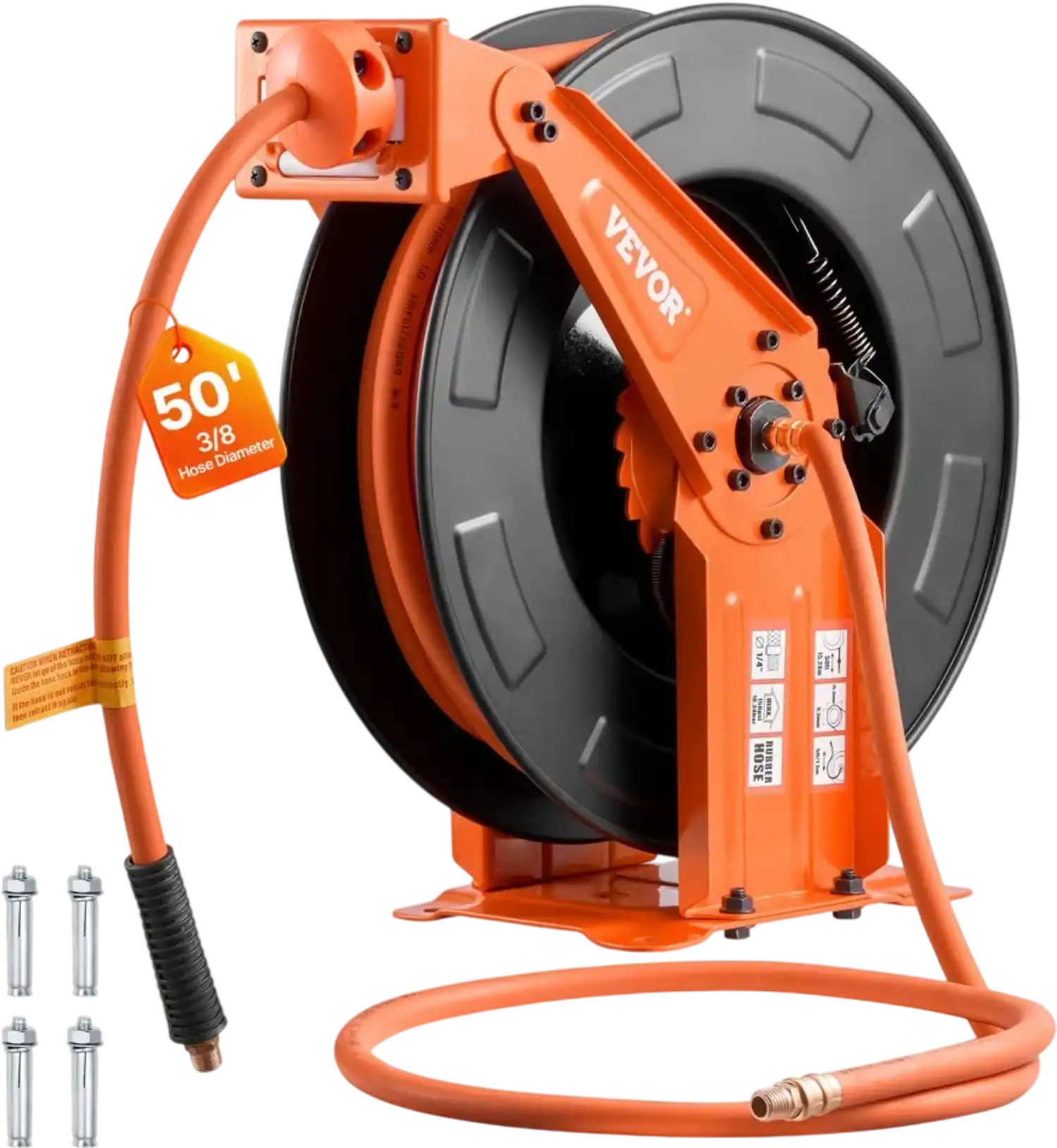 Vevor Air Hose Reel Retractable 3/8