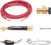 VEVOR Air Acetylene Torch Kit, Acetylene Gas Welding Tool with 11.8FT Rubber Hose, PL-8A Self-Lighting Welding Tip & CGA200 Regulator, Swirl Frame Brazing Torch Kit for Home Industrial Metalworking