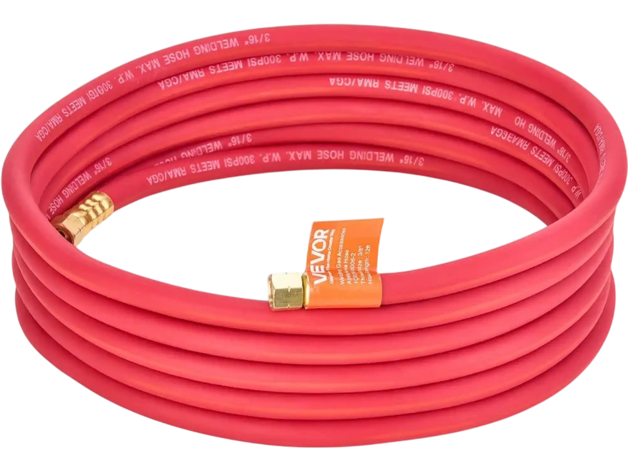 Vevor Air Acetylene Torch Hose 3/16