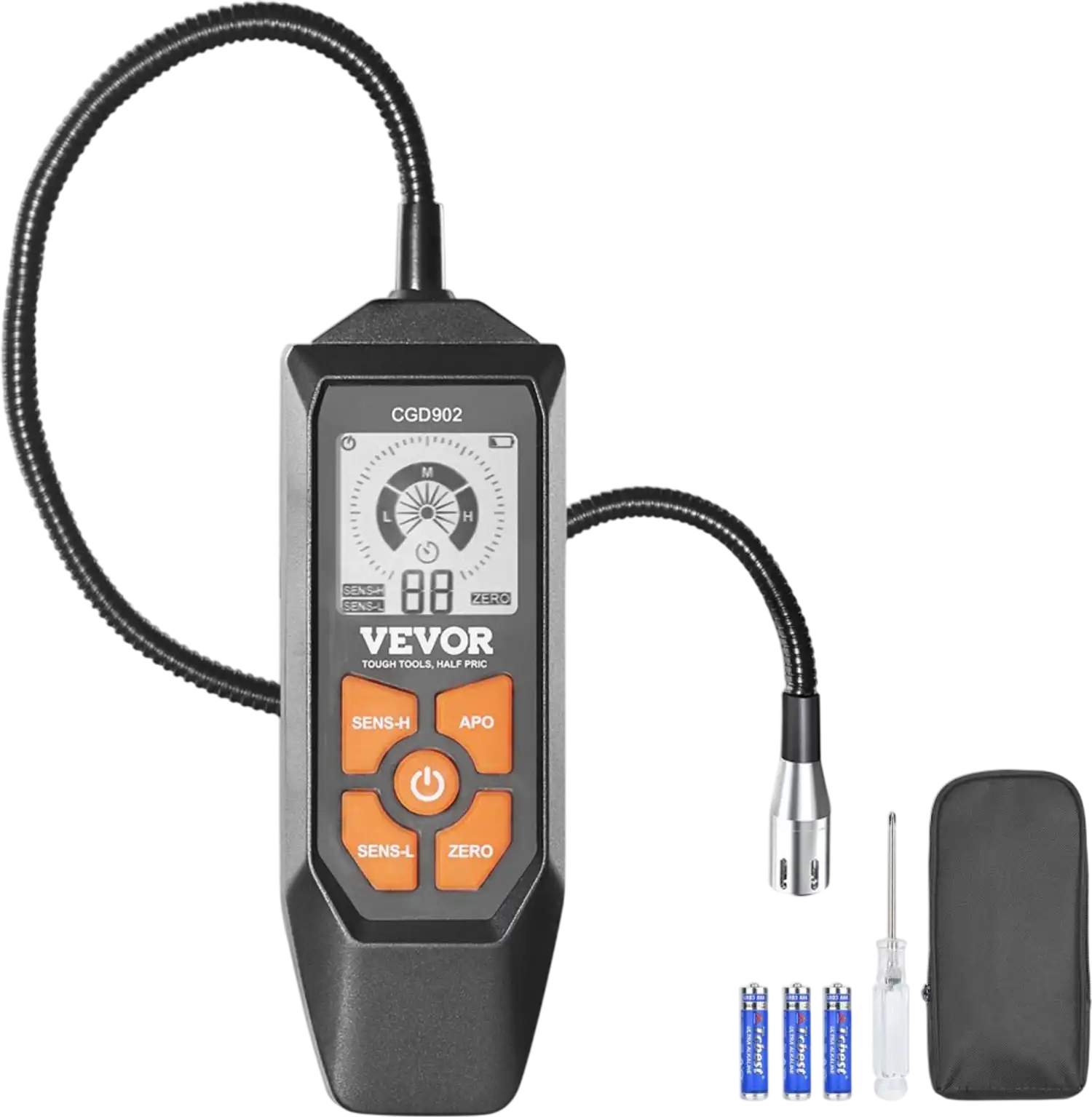 Vevor Gas Leak Detector Natural Gas Detector with 18.5
