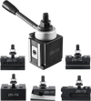 VEVOR Quick Change Tool Post Set, 6 Pcs, Includes Lathe Tool Holders, Piston Type Tool Post with Turning Tool Holder Accessories, Fit for Mini Lathe & Metal Lathe 6"-12" Swing, Durable Steel Material