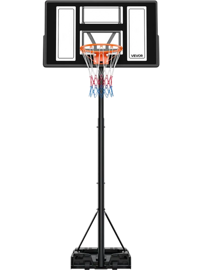 Vevor Basketball Hoop Portable Adjustable 4.4' to 10' Stand New