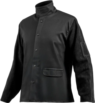 Vevor Welding Jacket Flame-Resistant Leather Sleeve FR Cotton XXL New
