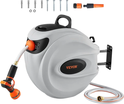 Vevor Retractable Hose Reel 130' x 1/2