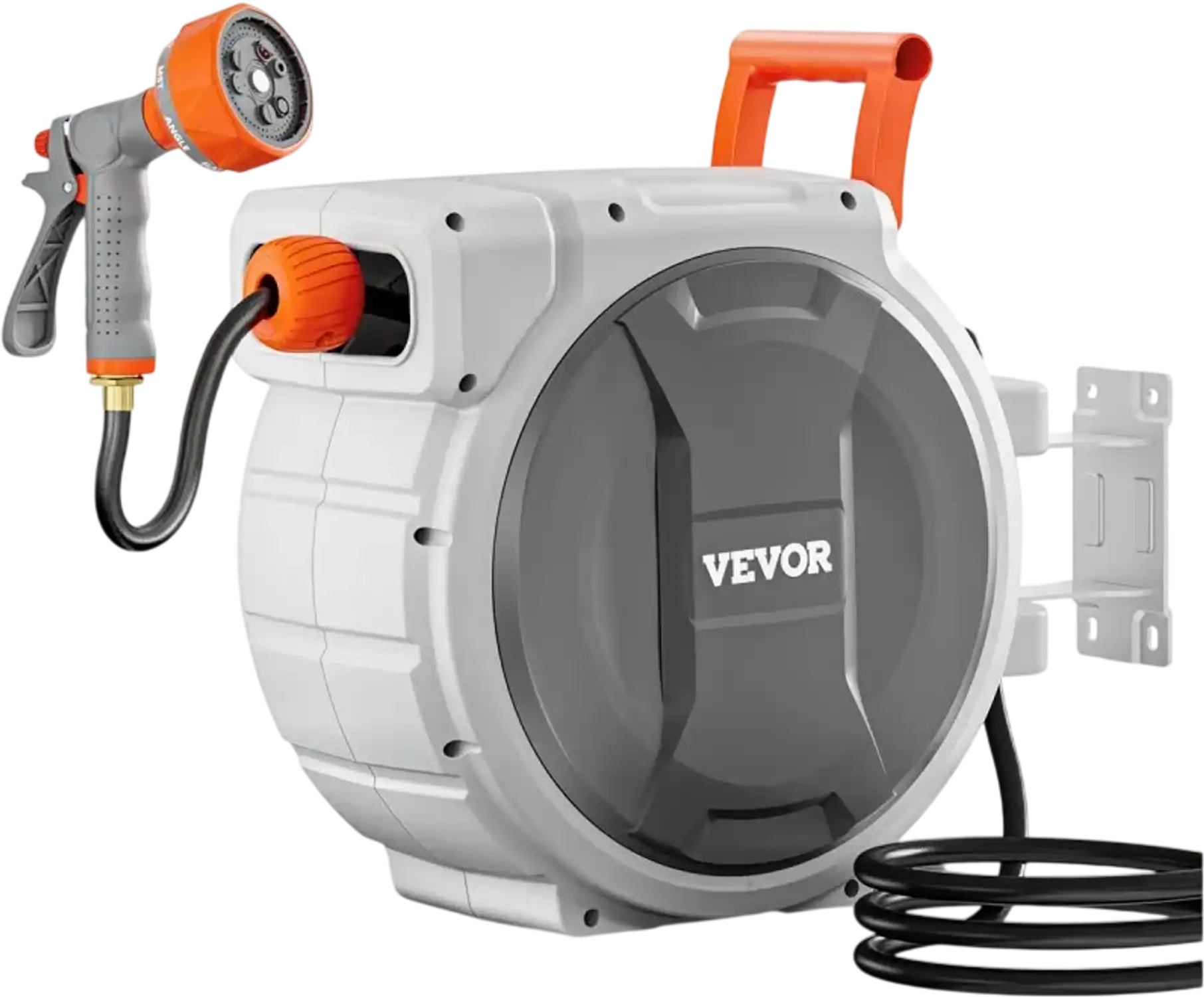 Vevor Garden Hose Reel Retractable Wall Mount 145' x 1/2