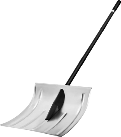 VEVOR Snow Shovel for Driveway, 16 in Wide Aluminum Alloy Snow Shovel, Non Slip Grip, Large Capacity Snowplow Shovels, Detachable & Lightweight Snows Removal Tool for Garden Car Camping Outdoors
