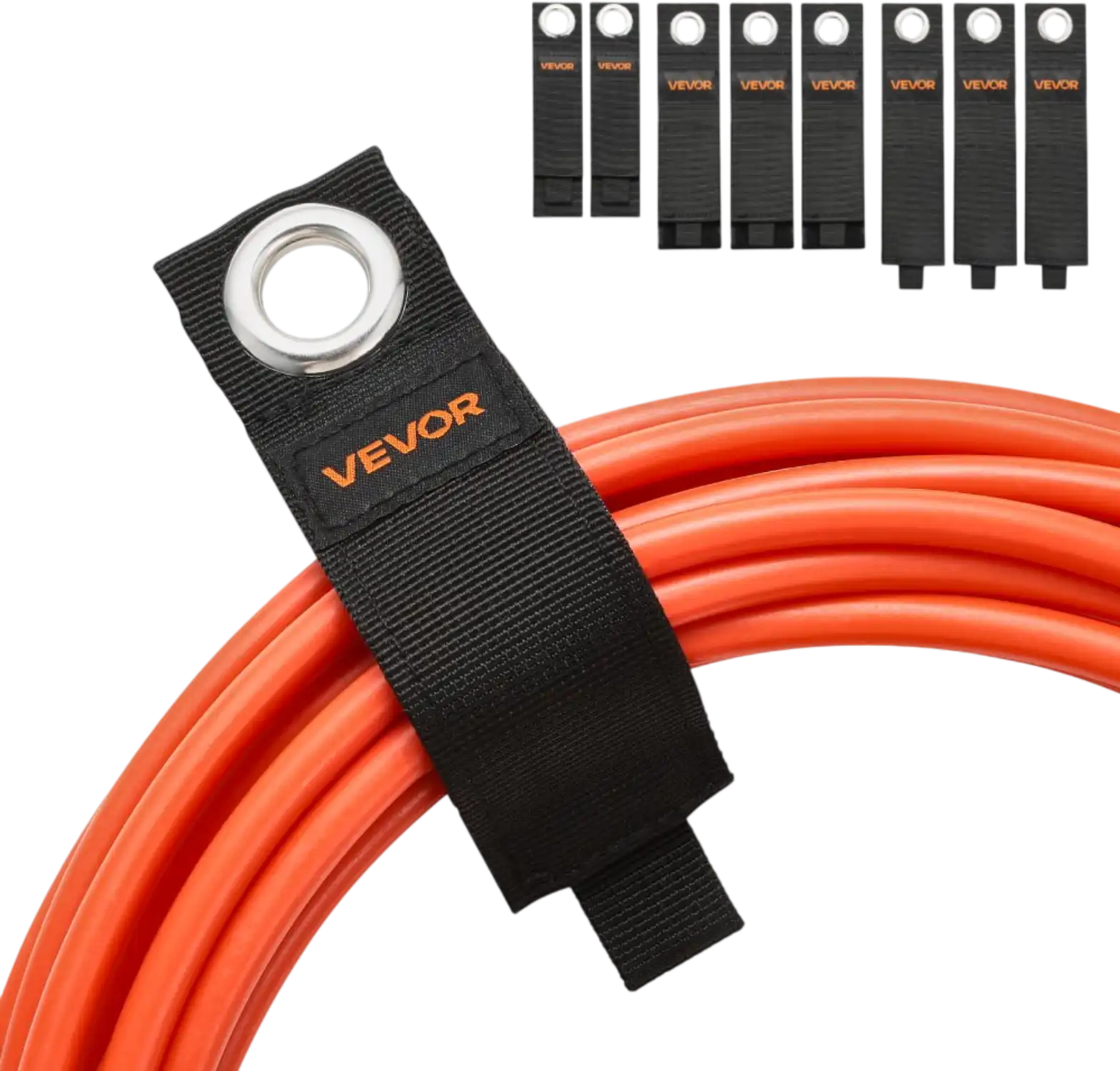 Vevor Extension Cord Straps Heavy-Duty 8-Pack Cable Holder Organizer New