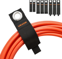 VEVOR Extension Cord Straps, 8-Pack Cable Holder Organizer, Heavy-Duty Extension Cord Hanger for Garage Organization and Storage, 52.9lbs Weight Capacity Storage Strap, Stocking Stuffer for Dad & Mom