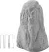 VEVOR Faux Rock Cover, Outdoor Fake Rock Well Pump Cover, Realistic Natural Texture, Lightweight & Weather-Resistant Polyresin Artificial Boulder for Landscaping Garden Yard Décor, Grey, Medium Size