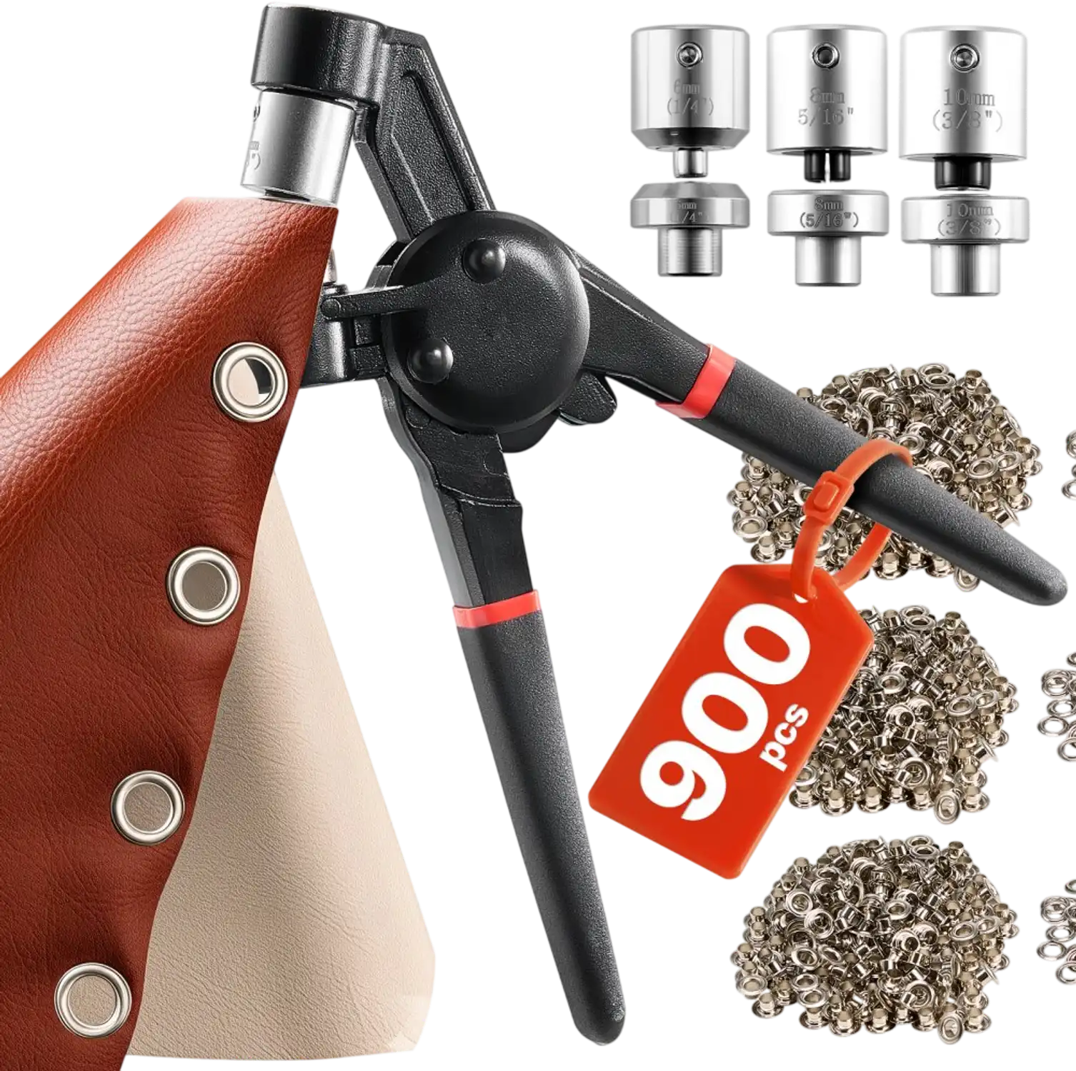 Vevor Grommet Tool Kit 900-Pc 1/4
