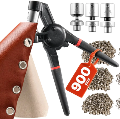 Vevor Grommet Tool Kit 900-Pc 1/4