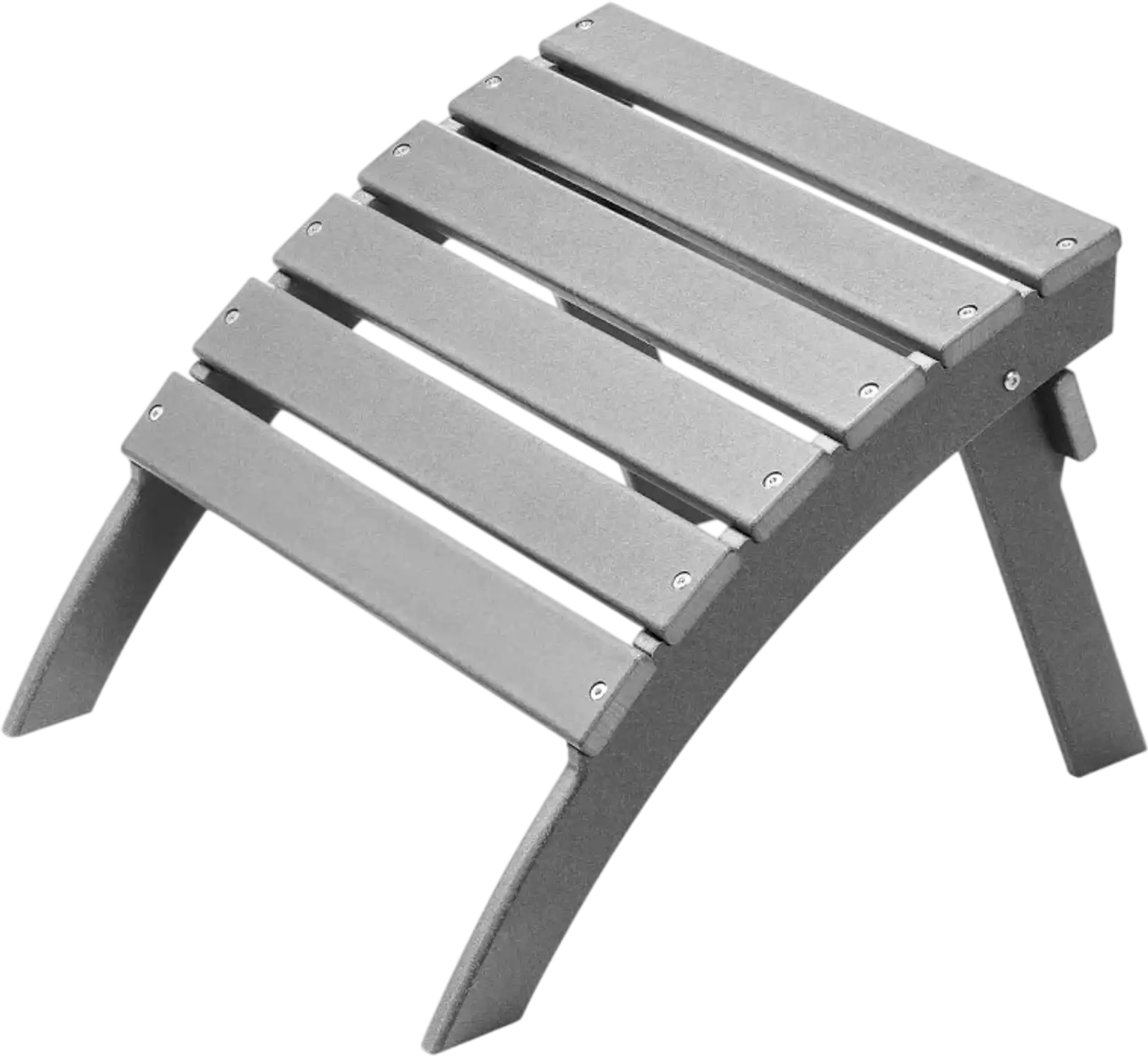 Vevor Ottoman Folding Adirondack Patio Footrest Gray 21.5
