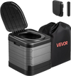 VEVOR Portable Toilet, 330 lbs Load Capacity, Folding Camping Toilet for Adults, Outdoor Travel Potty with Carry Bag, Trash Bags, Suitable for Home Use, RV Travel, Camping, Hiking, Boating, Car, Trips