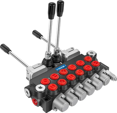 Vevor Hydraulic Directional Control Valve 6-Spool 11 GPM 4500 PSI New