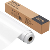 VEVOR Heat Transfer Vinyl, 12 in x 25 ft, Glossy White HTV Iron on Vinyl Roll, Easy to Cut and Weed, Strong Adhesion, Compatible with Cutting Machines, for Various Materials, T-shirts, Pillows, Hats