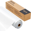 VEVOR Heat Transfer Vinyl, 12 in x 50 ft, Glossy White HTV Iron on Vinyl Roll, Easy to Cut and Weed, Strong Adhesion, Compatible with Cutting Machines, for Various Materials, T-shirts, Pillows, Hats