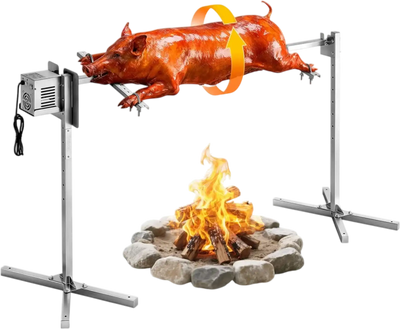 Vevor Rotisserie Grill Electric Stainless Steel 52