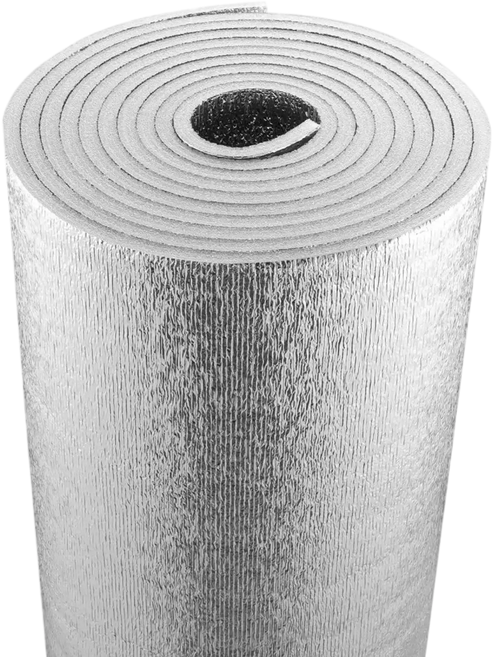VEVOR Double Reflective Insulation Roll, Foam Core Radiant Barrier, 15.1mm 48 in x 25 ft, Double-Sided Aluminum Foil EPE Foam Heat Reflective Shield, Thermal Insulation Roll for Window RV Roof