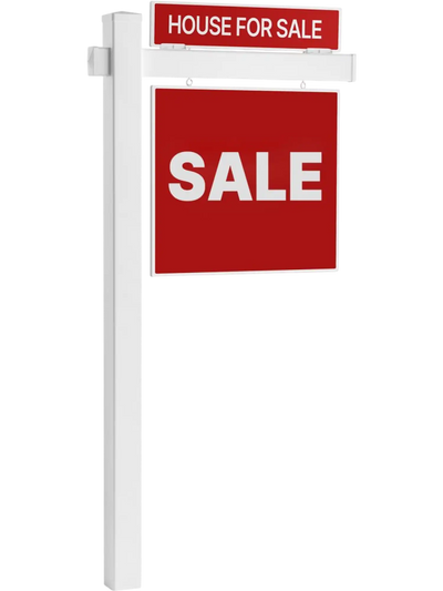 Vevor Sign Post 6' PVC Real Estate Yard Sign Holder New