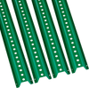 VEVOR 6FT U-Channel Sign Post, 4Pack Green Heavy Duty Steel Fixed Fence Post, Steel Fence U-Channel Sign for Garden, Courtyard, Farm or Traffic Intersection