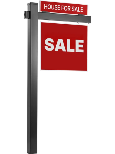 Vevor Sign Post 6' PVC Real Estate Yard Sign Holder New