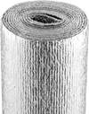 VEVOR Double Reflective Insulation Roll, Foam Core Radiant Barrier, 3.2 mm 48 in x 10 ft, Double-Sided Aluminum Foil EPE Foam Heat Reflective Shield, Thermal Insulation Roll for Window RV Roof