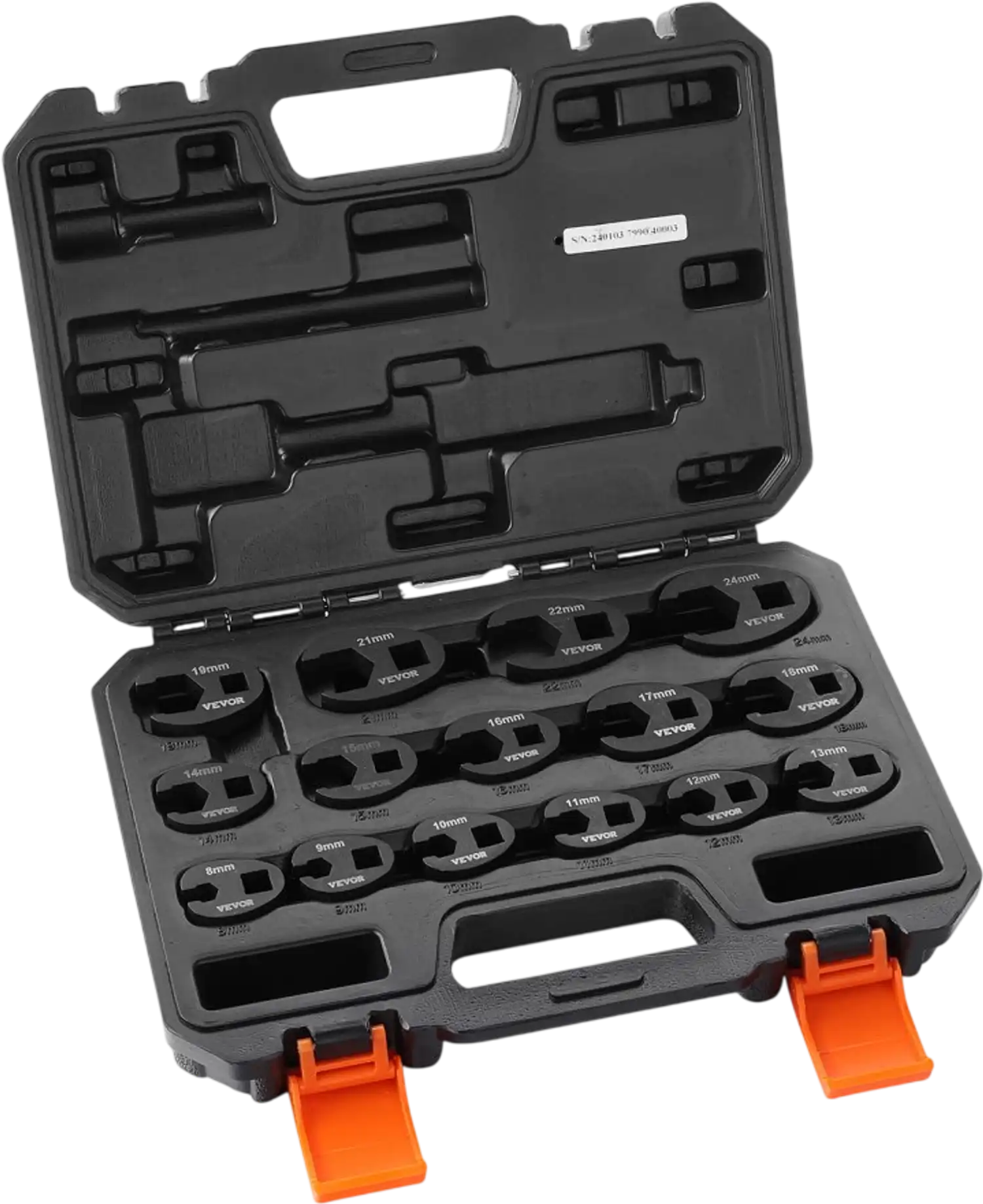 Vevor Crowfoot Wrench Set 15-Piece 1/2
