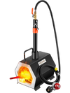 VEVOR Propane Forge Portable, Single Burner Tool and Knife Making, Large Capacity Blacksmith Farrier Forges, Mini Furnace Blacksmithing, Gas Forging Tools and Equipment, Complete Kit