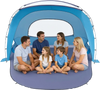 VEVOR Beach Tent Sun Shelter for 6 Person, UPF 50+ Protection, Portable Sun Shade Canopy with Carrying Bag & Sand Pockets, Lightweight and Easy Setup Beach Umbrella for Family Camping Outdoor Picnic