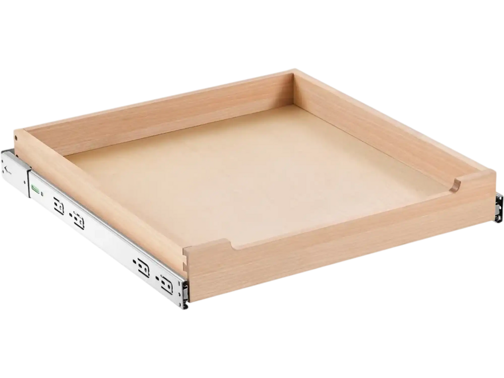 VEVOR Pull Out Cabinet Organizer, 20"W x 21"D Cabinet Drawer, Soft Close Slide out Shelf, Heavy-Duty Sliding Wood Drawer, Bottom and Side Assembly Base Cabinet Organization for Kitchen Pantry Bathroom