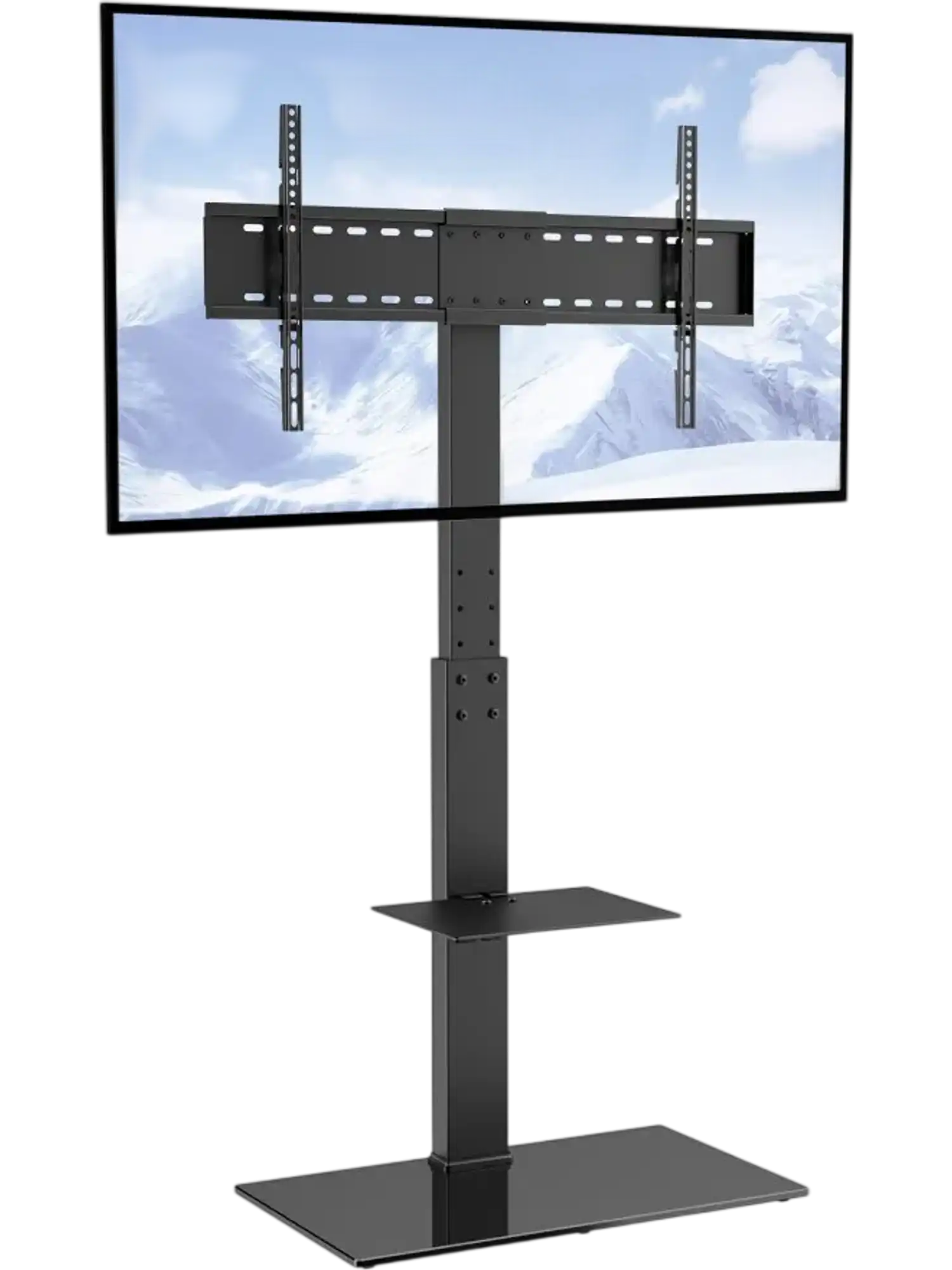 Vevor TV Stand Mount Height Adjustable Swivel Floor Stand for 32