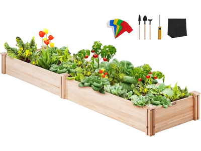 Vevor Raised Garden Bed Wooden Planter Box 94.5