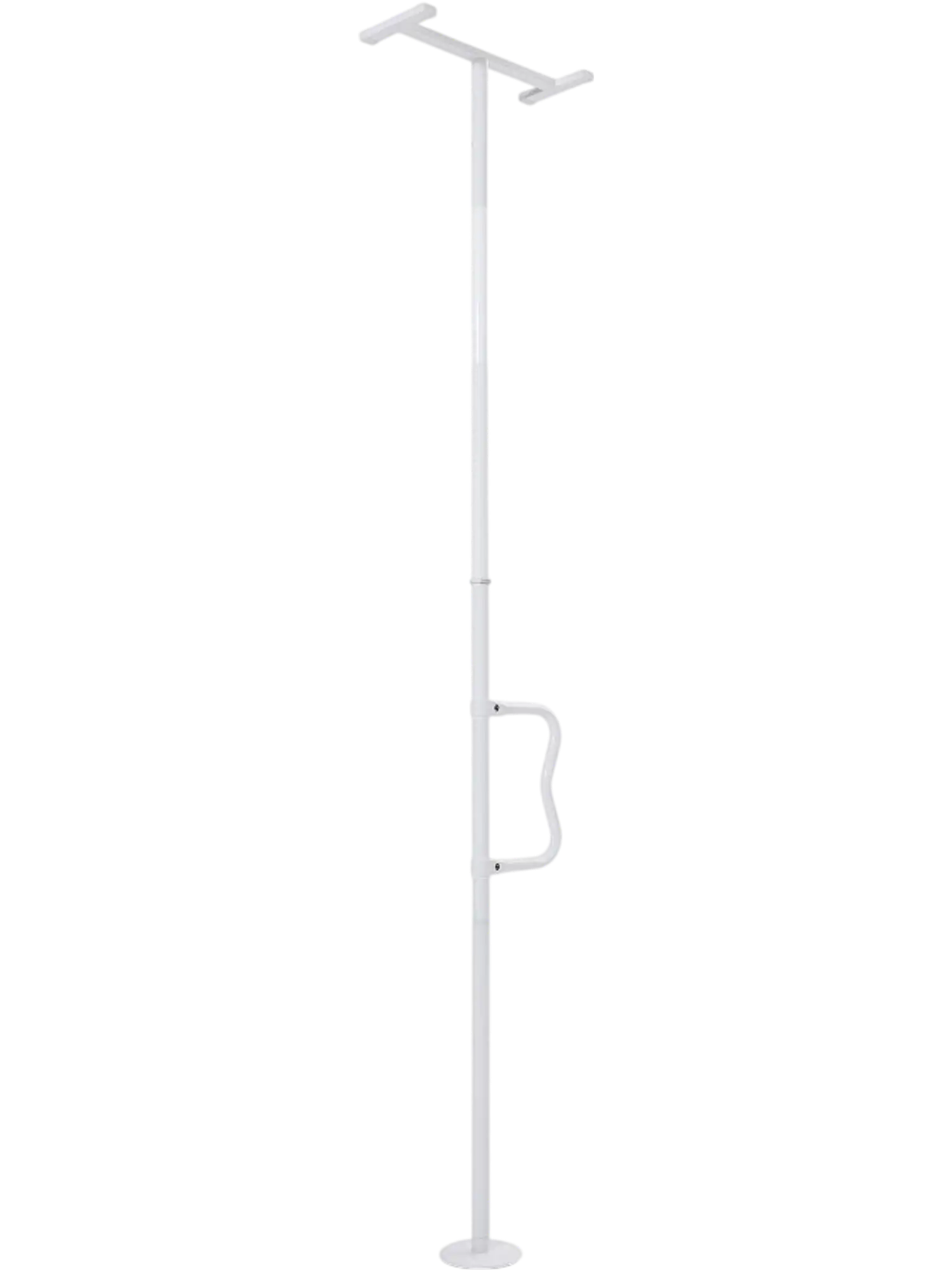 Vevor Grab Bar Floor-to-Ceiling Transfer Pole 300 lbs 7-10' White New