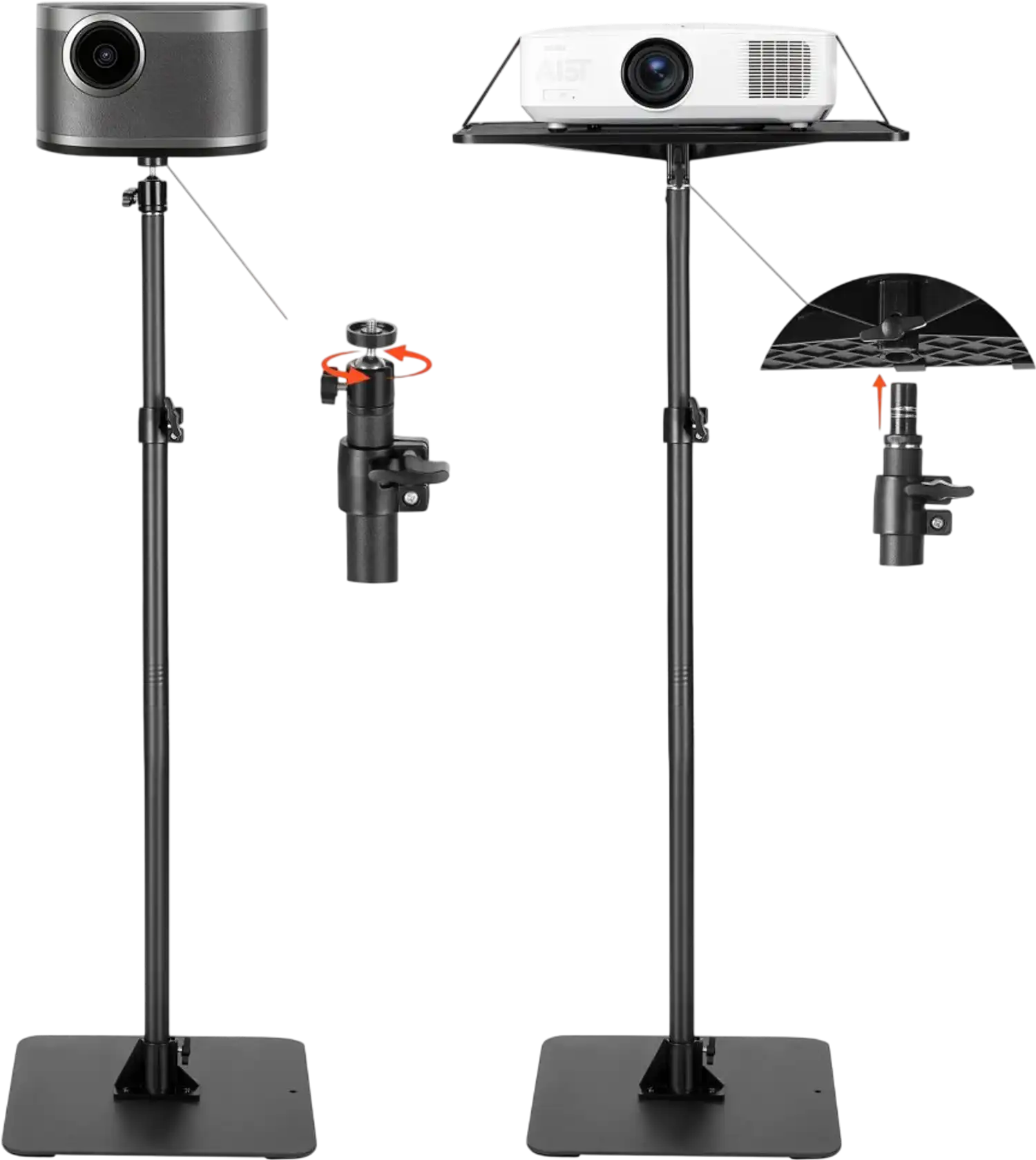 Vevor Projector Stand Adjustable Height Floor Stand New