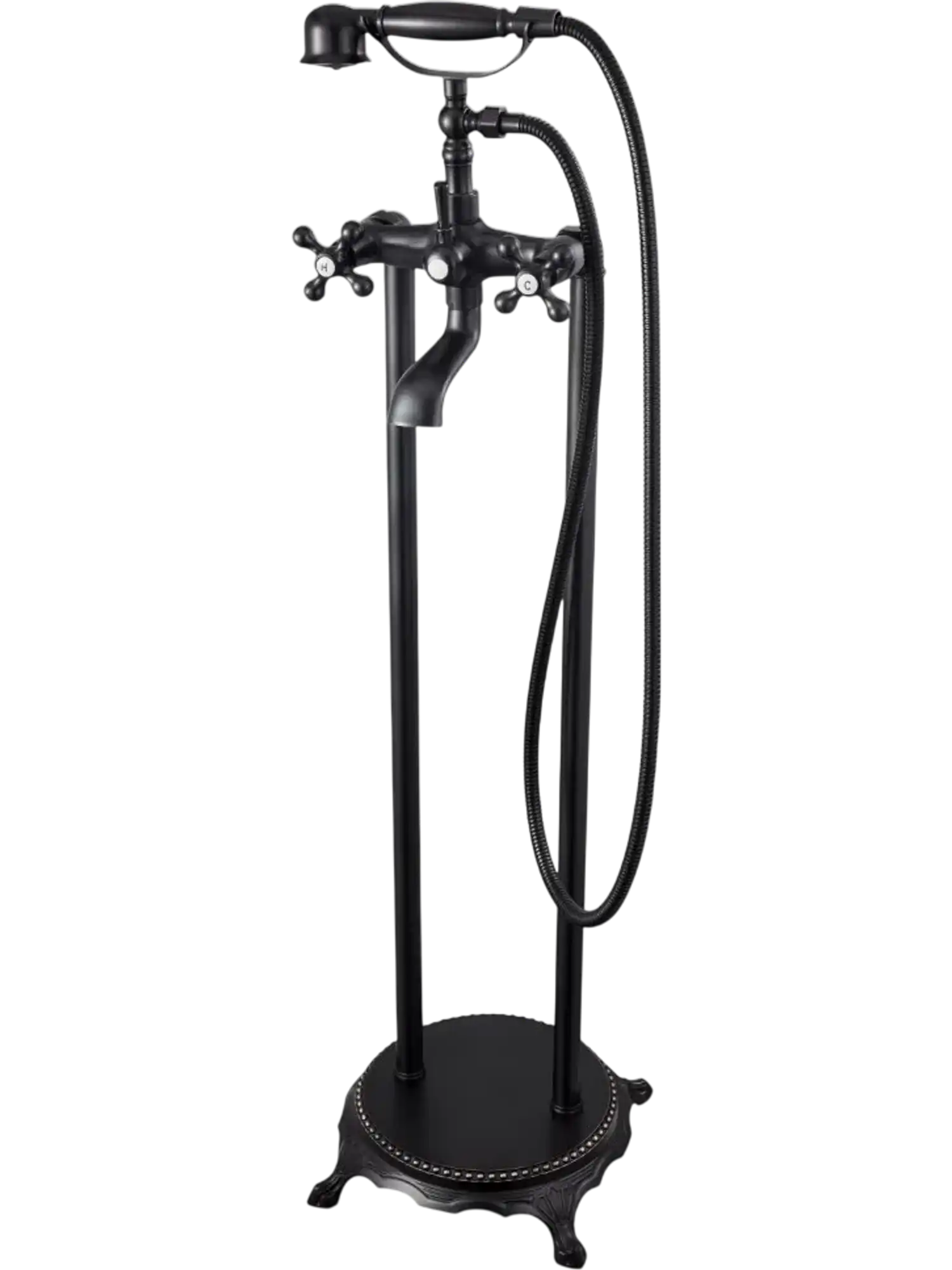 Vevor Tub Faucet Clawfoot Freestanding Bathtub Faucet with Handheld Shower Oil-Rubbed Bronze New