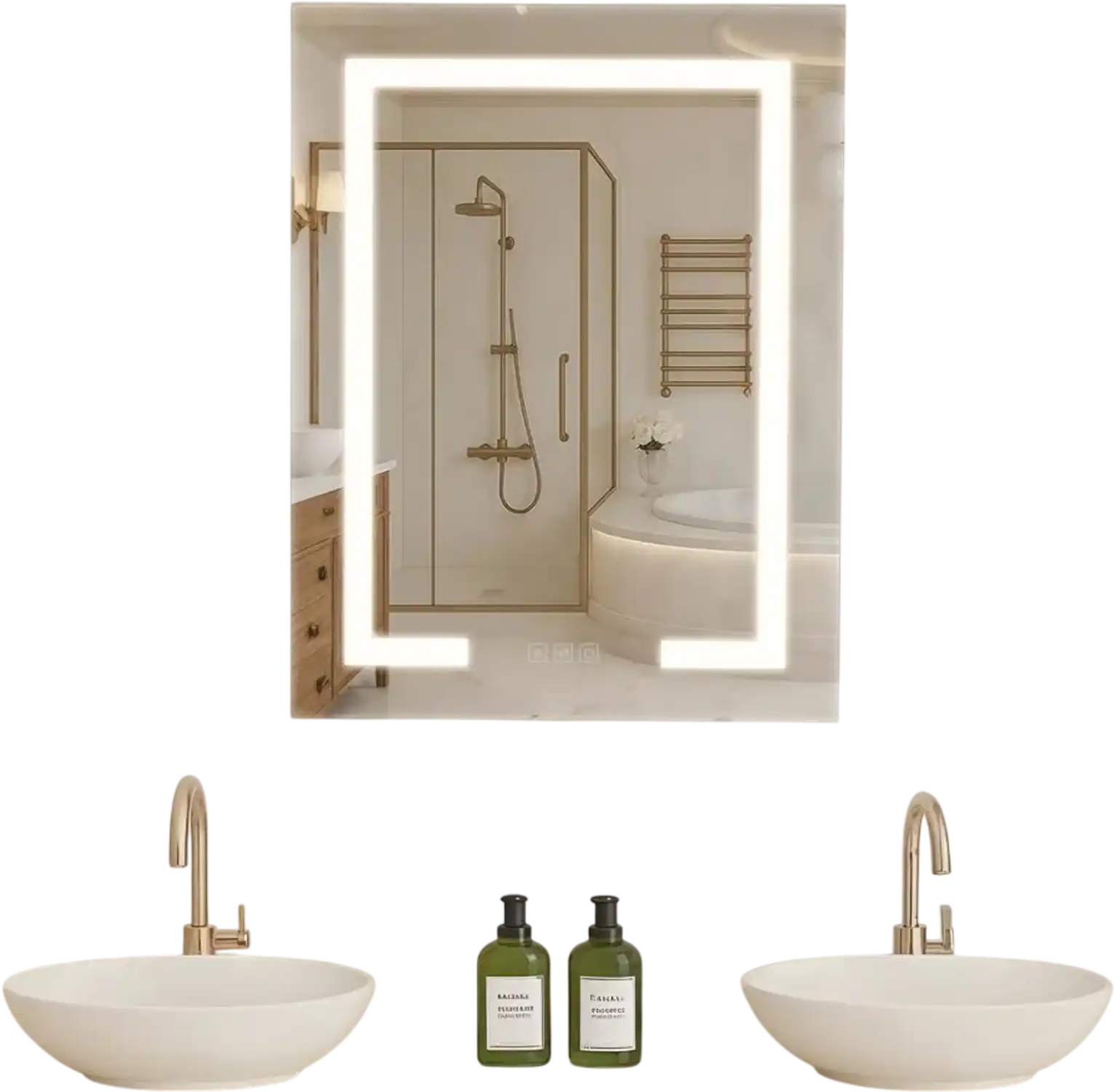 Vevor Medicine Cabinet Lighted Mirror 20
