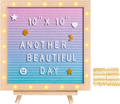 VEVOR Gradient Felt Letter Board, 10