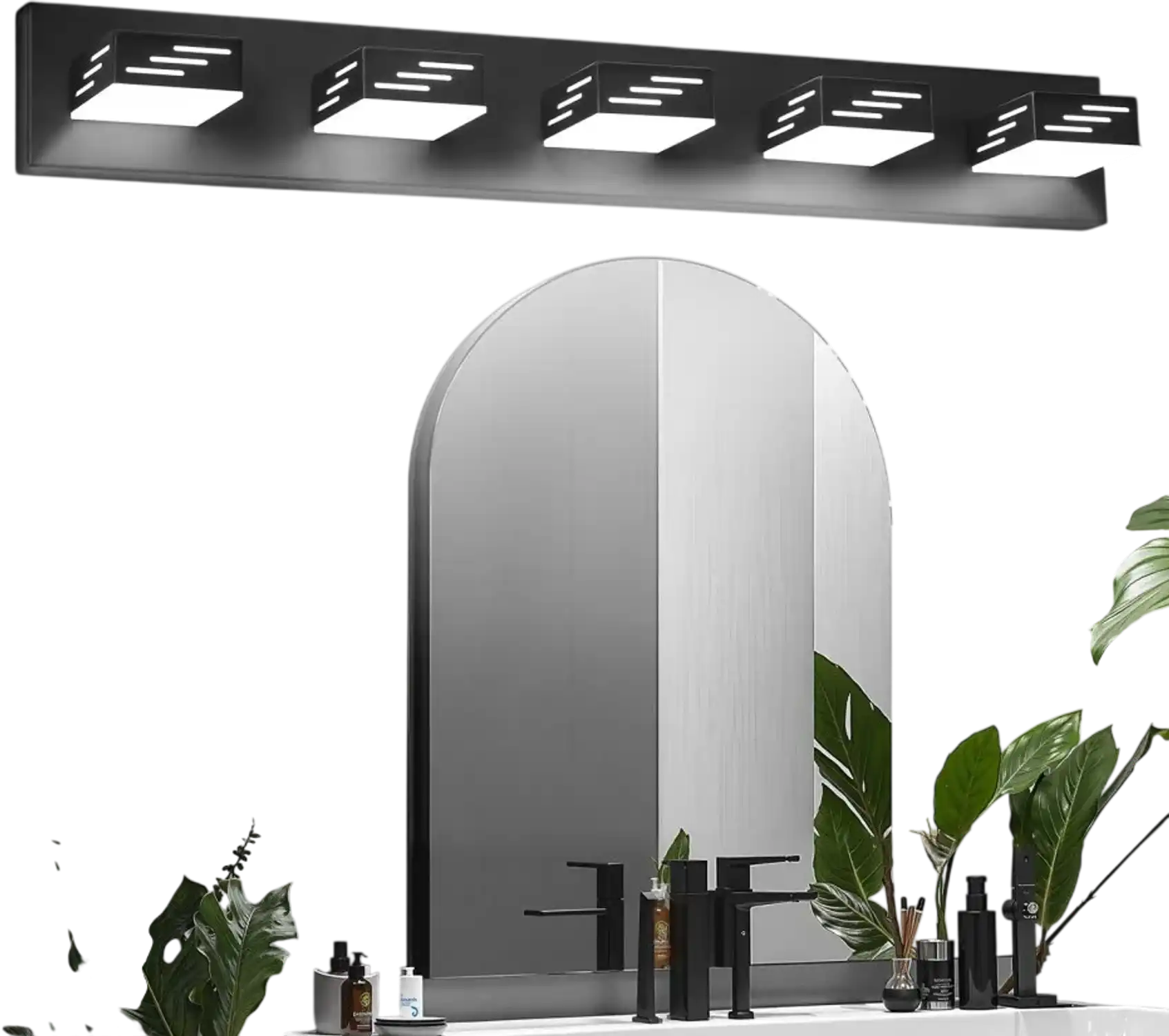 Vevor Vanity Light 5-Light LED Modern Bathroom Wall Fixture 33.46