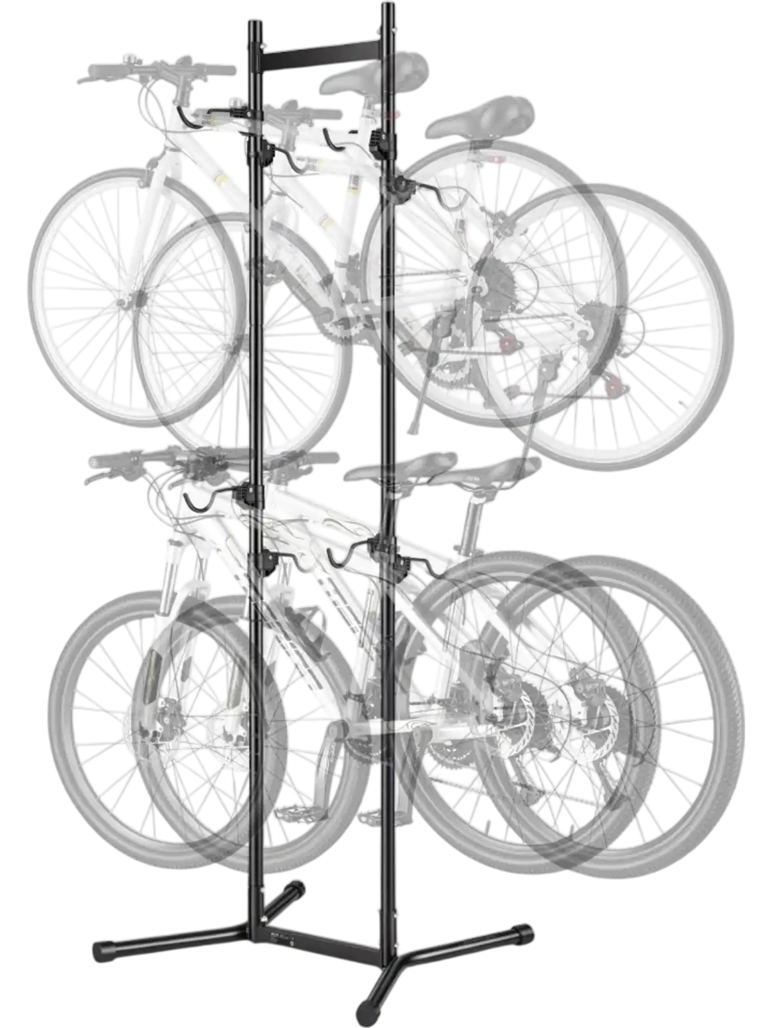 Vevor Bike Stand 4-Bike Freestanding Vertical Storage Rack New