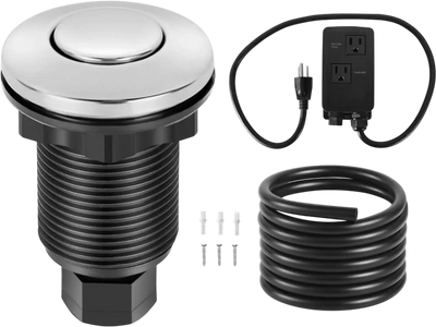 Vevor Garbage Disposal Air Switch Kit Dual Outlet Sink Top Switch 2.5