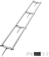 VEVOR Rail Mill Guide System, 9 ft Milling Guide, 4 Crossbar Kits Chainsaw Mill Rail Guide, Aluminum Adjustable Saw Mill Rail System Work with Chainsaw Mills for Builders and Woodworkers