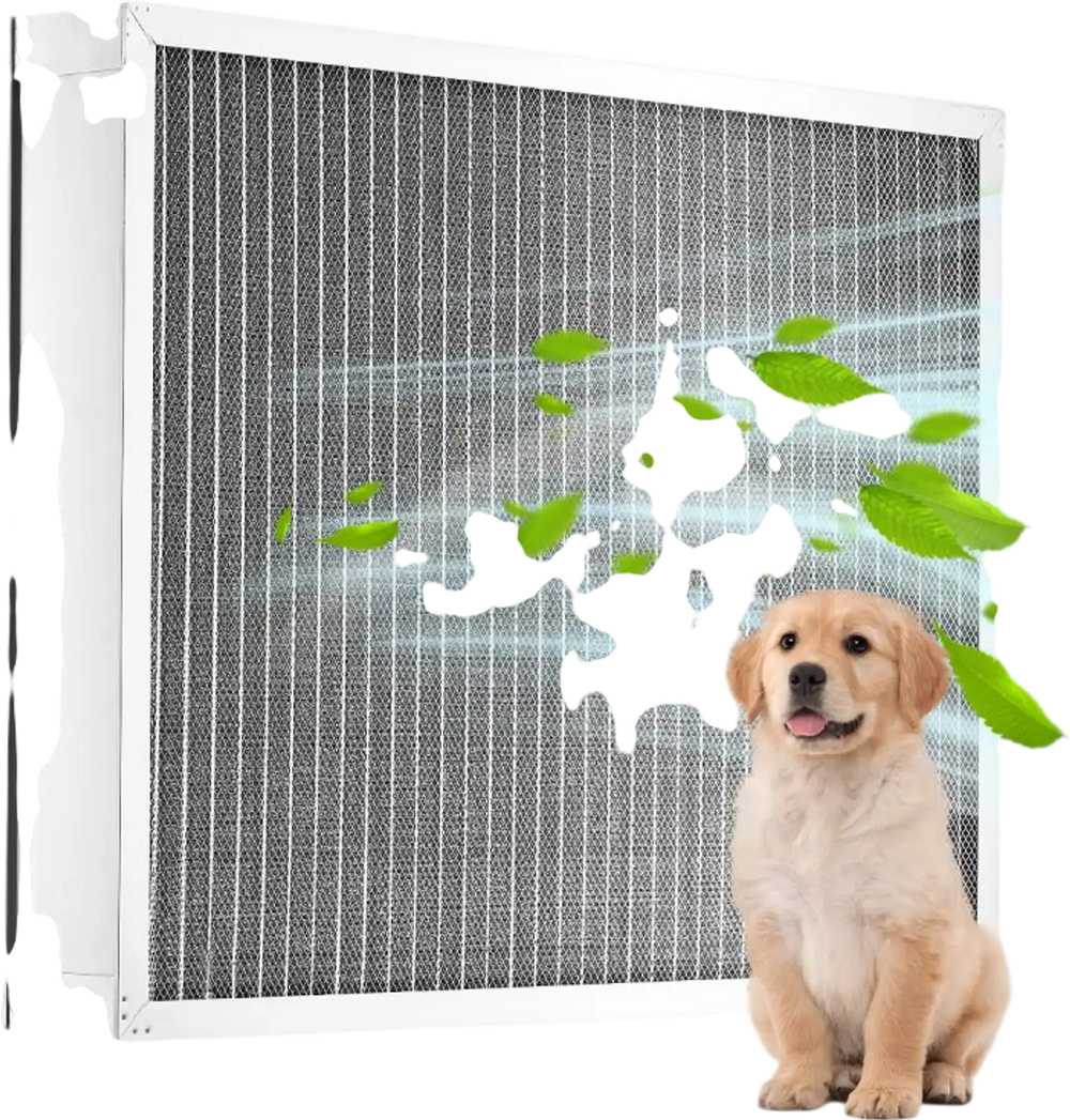 VEVOR Electrostatic Air Filter, 20x25x4 inch Washable & Reusable Aluminum AC/HVAC Furnace Filter, MERV 8 Long Lifetime, Home or Office (Actual Size: 19.37 x 24.37 x 3.58 in)