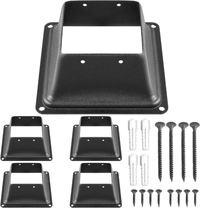 VEVOR Deck Post Base 5 PCS Post Base Skirt 4x4\