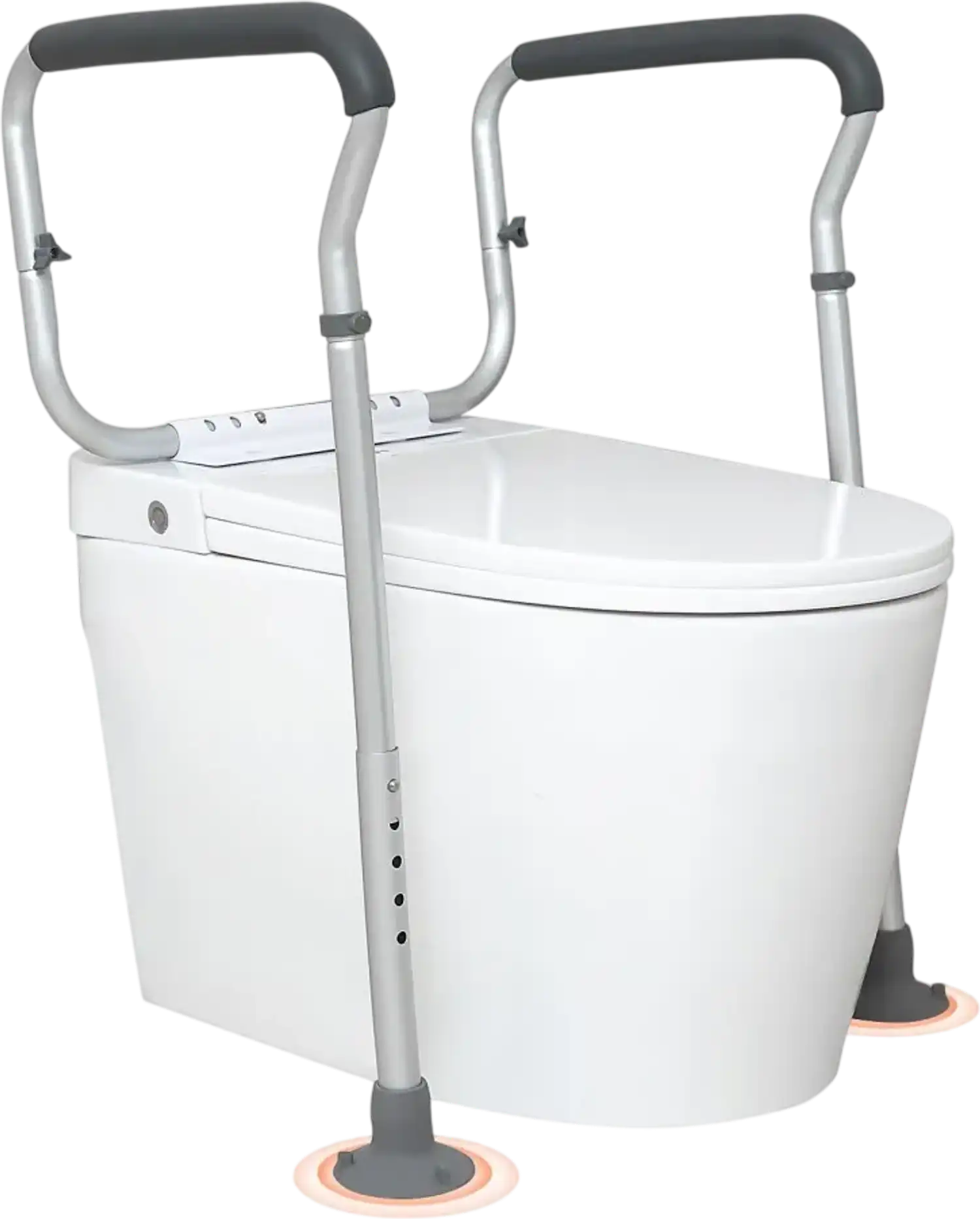 Vevor Toilet Safety Rail Adjustable Bathroom Toilet Seat Frame New