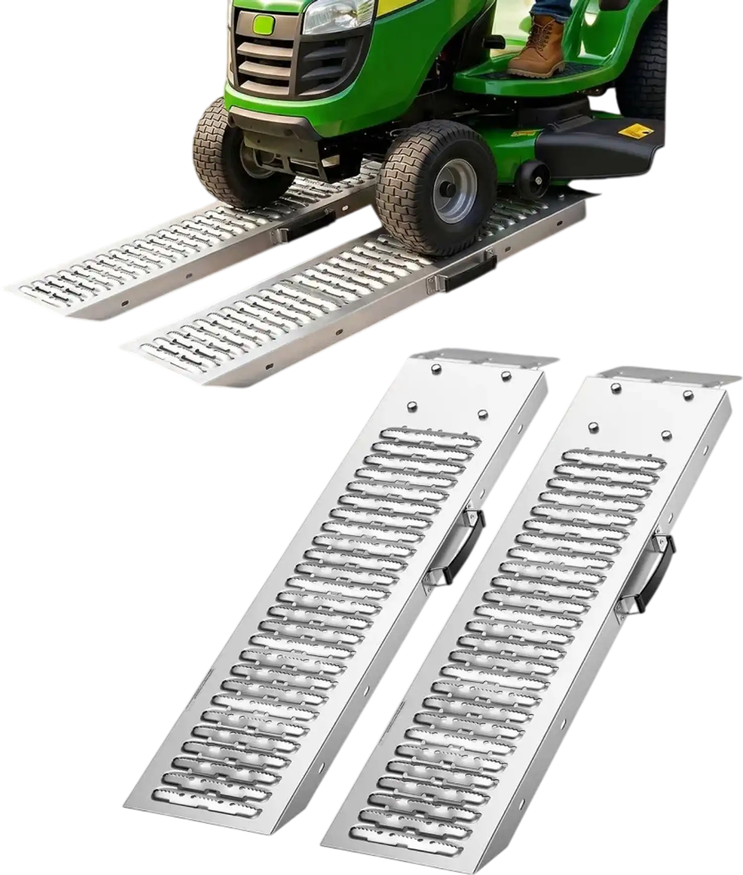 Vevor Trailer Ramps Heavy-Duty Steel ATV Loading Ramp Set 39