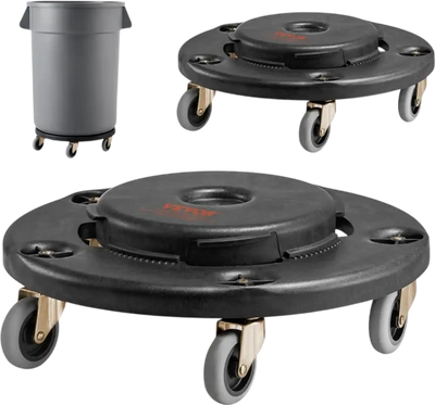 Vevor Trash Can Dolly 2-Pack 500 lbs 18