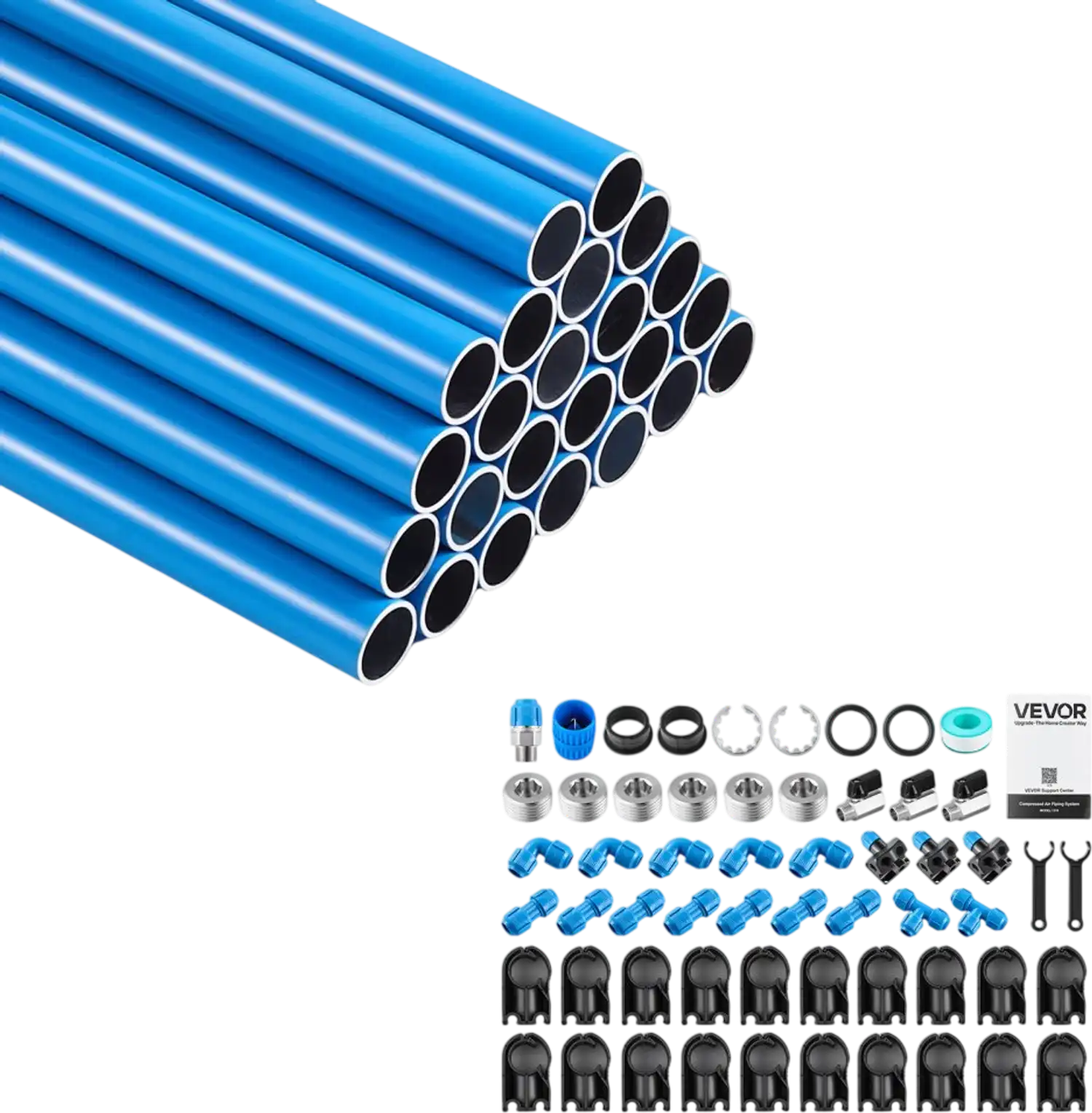 Vevor Air Compressor Line Piping Kit 90' x 0.68