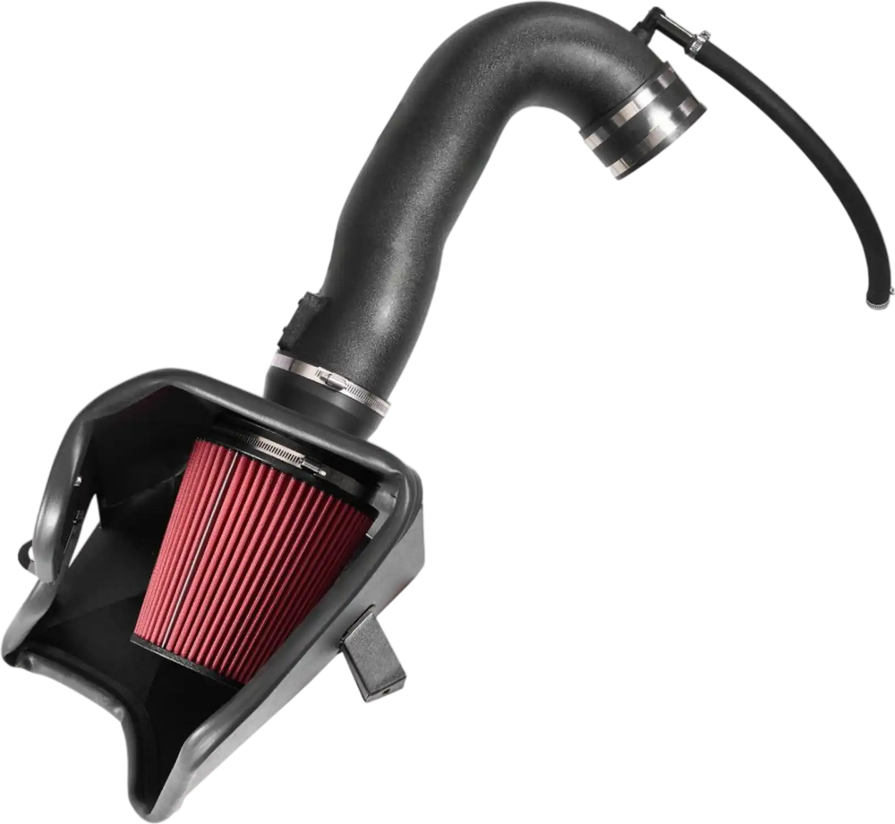 VEVOR Cold Air Intake, 3.9 Inch Cold Air Intake System + Heat Shield Compatible with 2019-2025 Chevy Silverado/GMC Sierra, 2021-2025 Cadillac Escalade 6.2L, High Flow Filter Kit Improved Horsepower