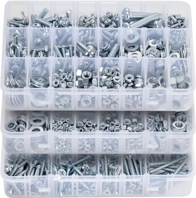 Vevor Nut and Bolt Kit 2250-Piece Metric + Imperial Assortment New