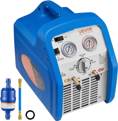 Vevor Refrigerant Recovery Machine Portable 3/4 HP 120V Single-Cylinder AC Unit New